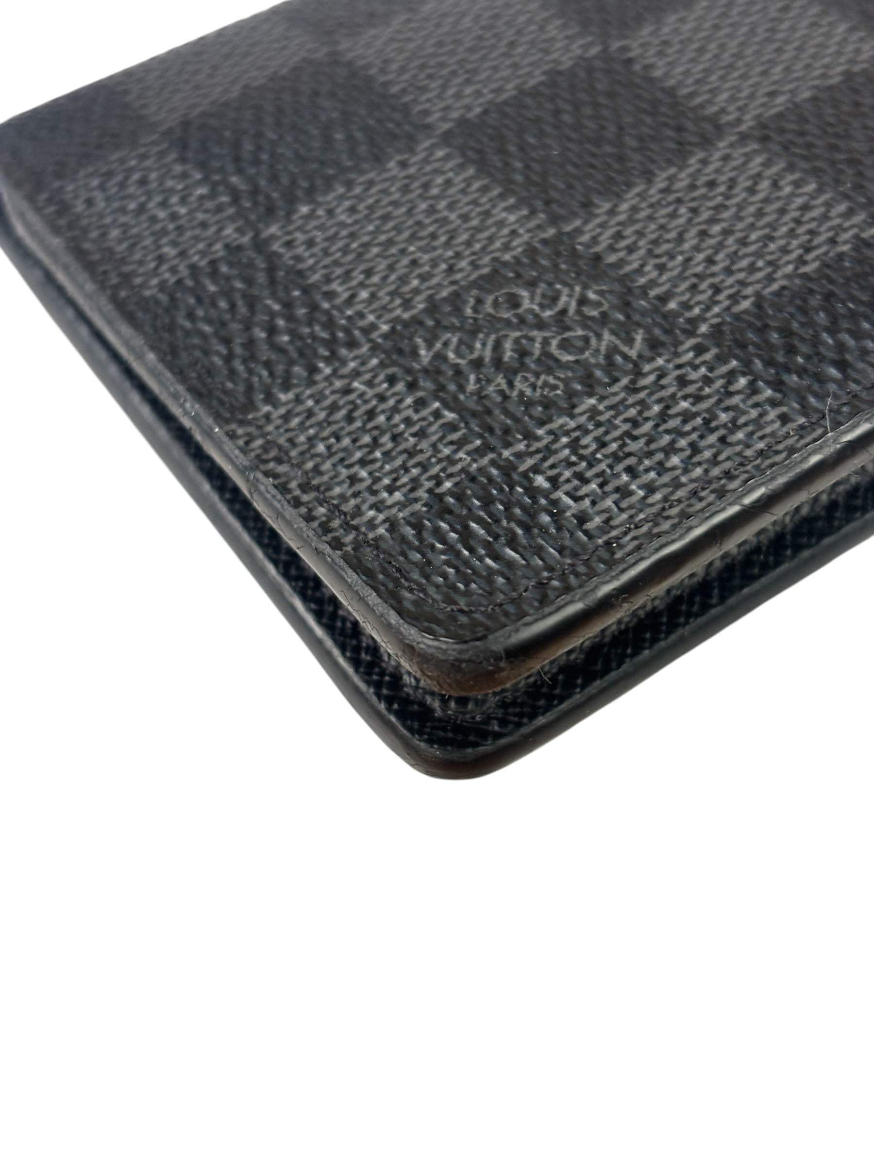 Louis Vuitton Black Damier Bi-Fold Cardholder