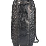 Chanel Black Leather Rock In Moscow Patent Chain Tote Bag 2008