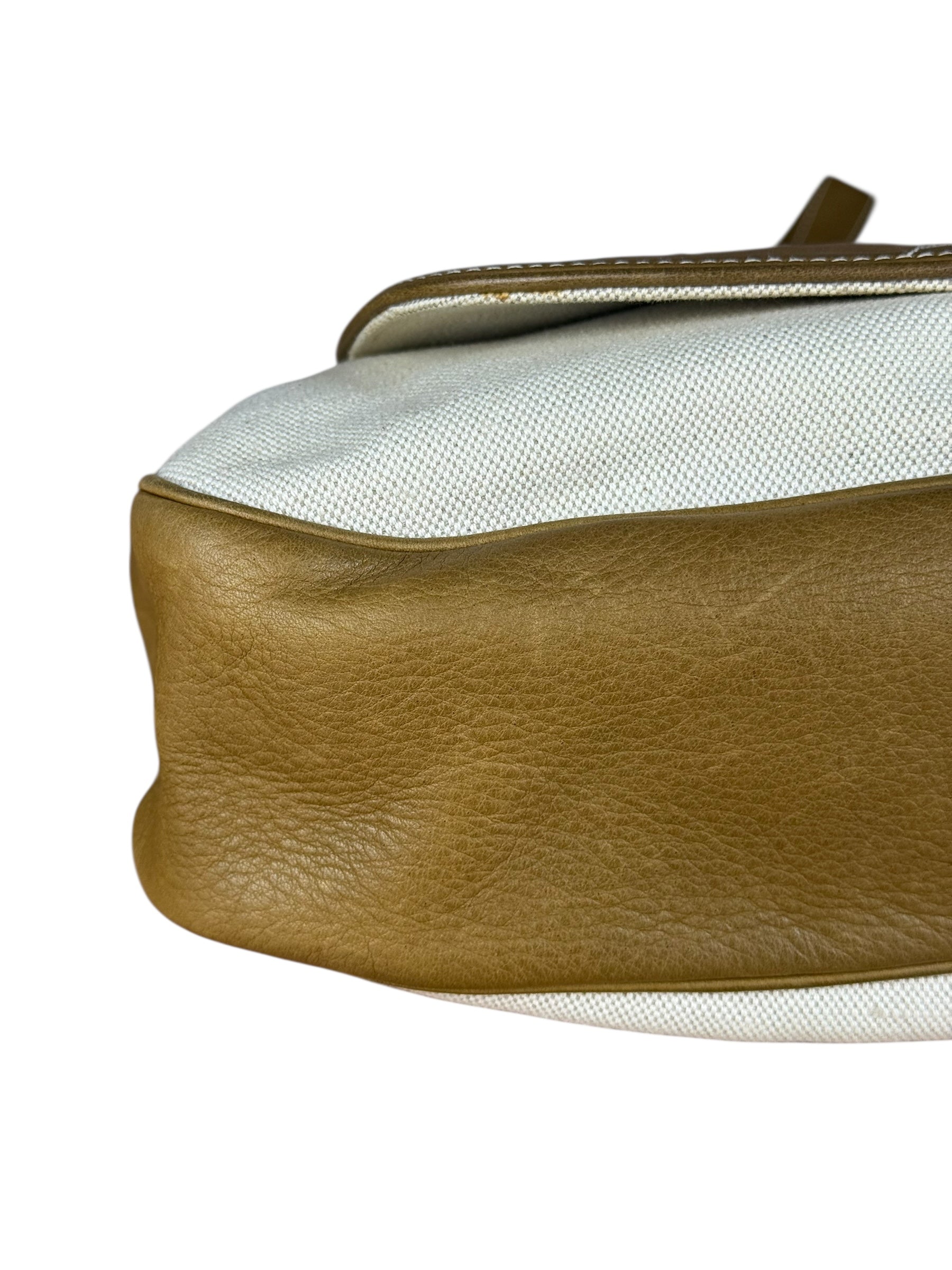 Loewe Tan & Cream Shoulder Bag