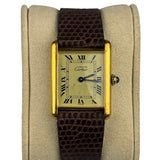 Cartier Must De Tank Cream Roman Dial