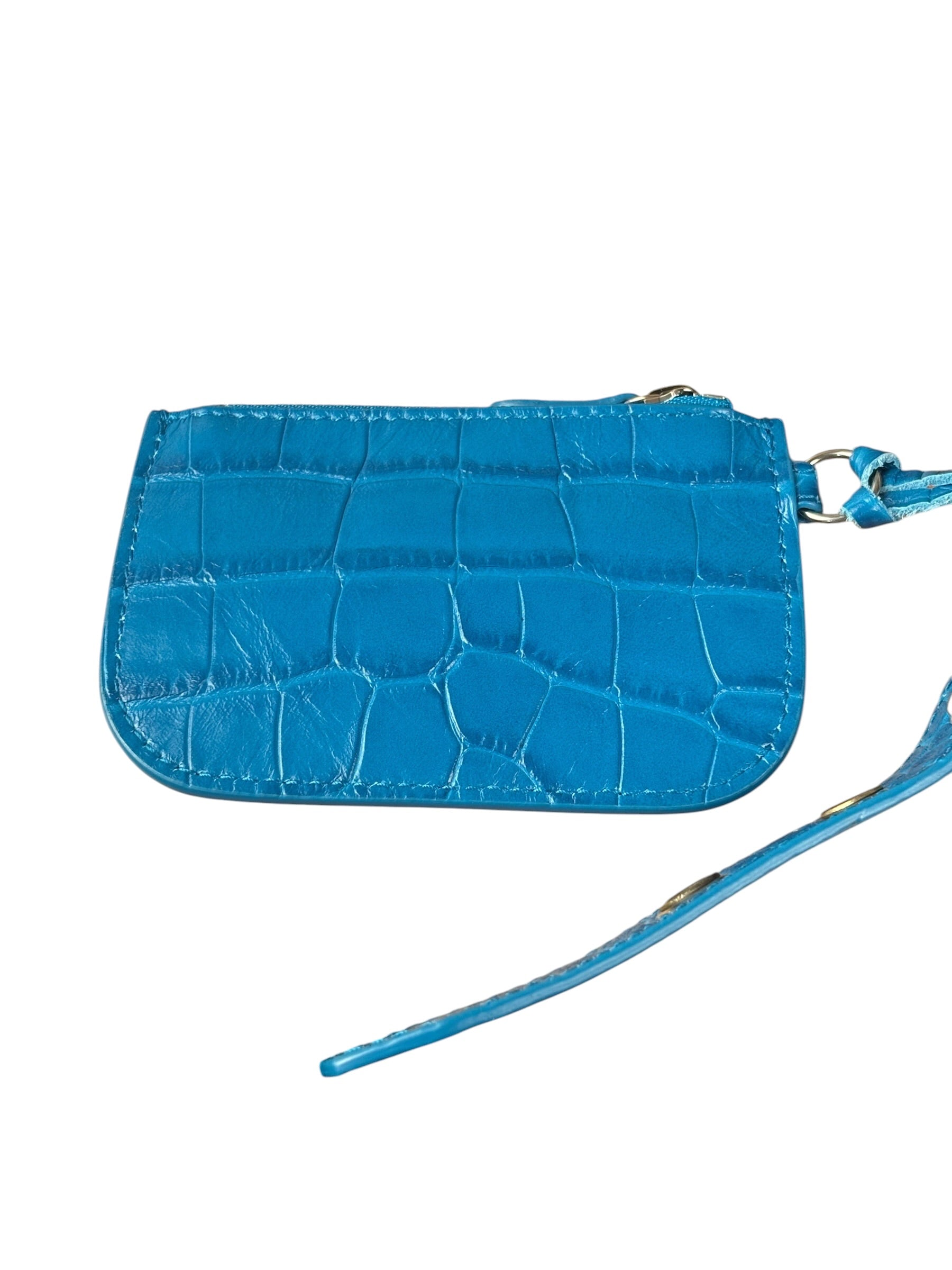 Balenciaga Lilac Croc Embossed Le Cagole XS