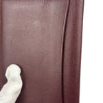 Cartier Vintage Burgundy Leather Wallet