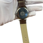 Fendi 210G Salmon Dial Brown Leather Strap