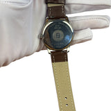 Fendi 210G Salmon Dial Brown Leather Strap