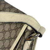 Gucci GG Leather Lined Flap Messenger Bag