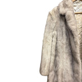 Vintage Rotiny Light Grey Mink Fur Coat