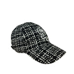 Saint Laurent SL Tweed Embroidered Baseball Cap