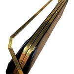 Saint Laurent Black Patent Date Charnière Minaudière Clutch