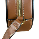 Celine Cuir Triomphe Oval Crossbody Brown