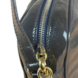 Gucci Glossy Grey Patent Leather Soho Disco Crossbody Bag
