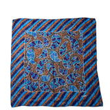 Givenchy Dark Multi Striped Shear Silk Scarf