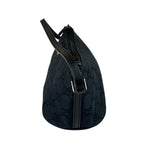 Gucci Black Canvas GG Print Mini Boat Pochette