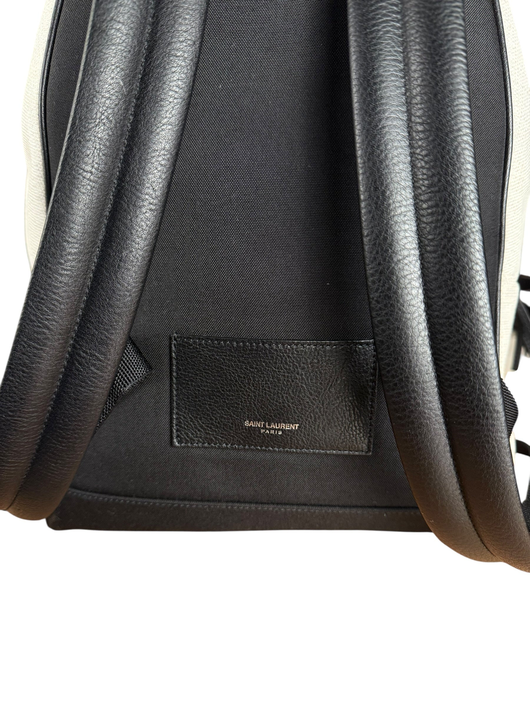 Saint Laurent Mini Canvas Rive Gauche City Backpack