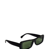 Chanel Grey/Green Rectangular 71687A Sunglasses