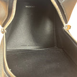 Balenciaga Black Leather Cube Bag 4x4