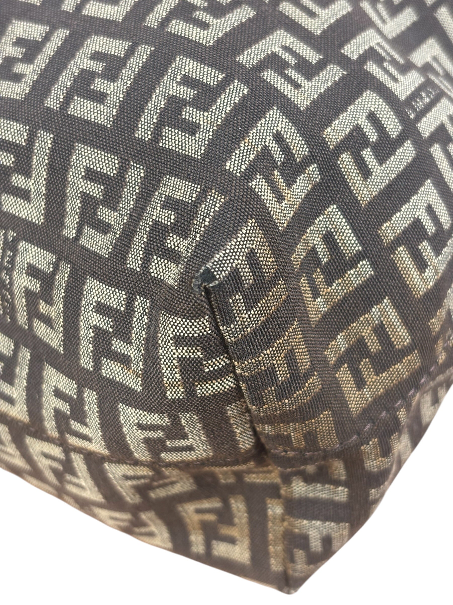 Fendi Vintage FF Zucchino Tote Bag