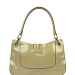 Gucci Vintage Beige Patent Leather Lady Lock Jackie Shoulder Bag