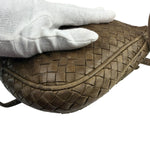 Bottega Veneta Brown Intrecciato Crossbody