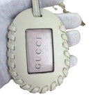 Gucci Limited Edition White Leather Marrakech Satchel Shoulder Bag