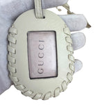 Gucci Limited Edition White Leather Marrakech Satchel Shoulder Bag