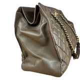 Chanel CC Brown Quilted Leather Perfect Edge Tote 2012