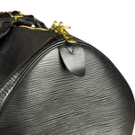 Louis Vuitton Noir Epi Leather Keepall 55