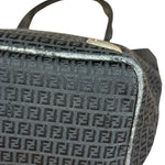 Fendi FF Black Canvas Logo Tote