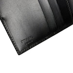Prada Black Leather Bi-Fold Wallet