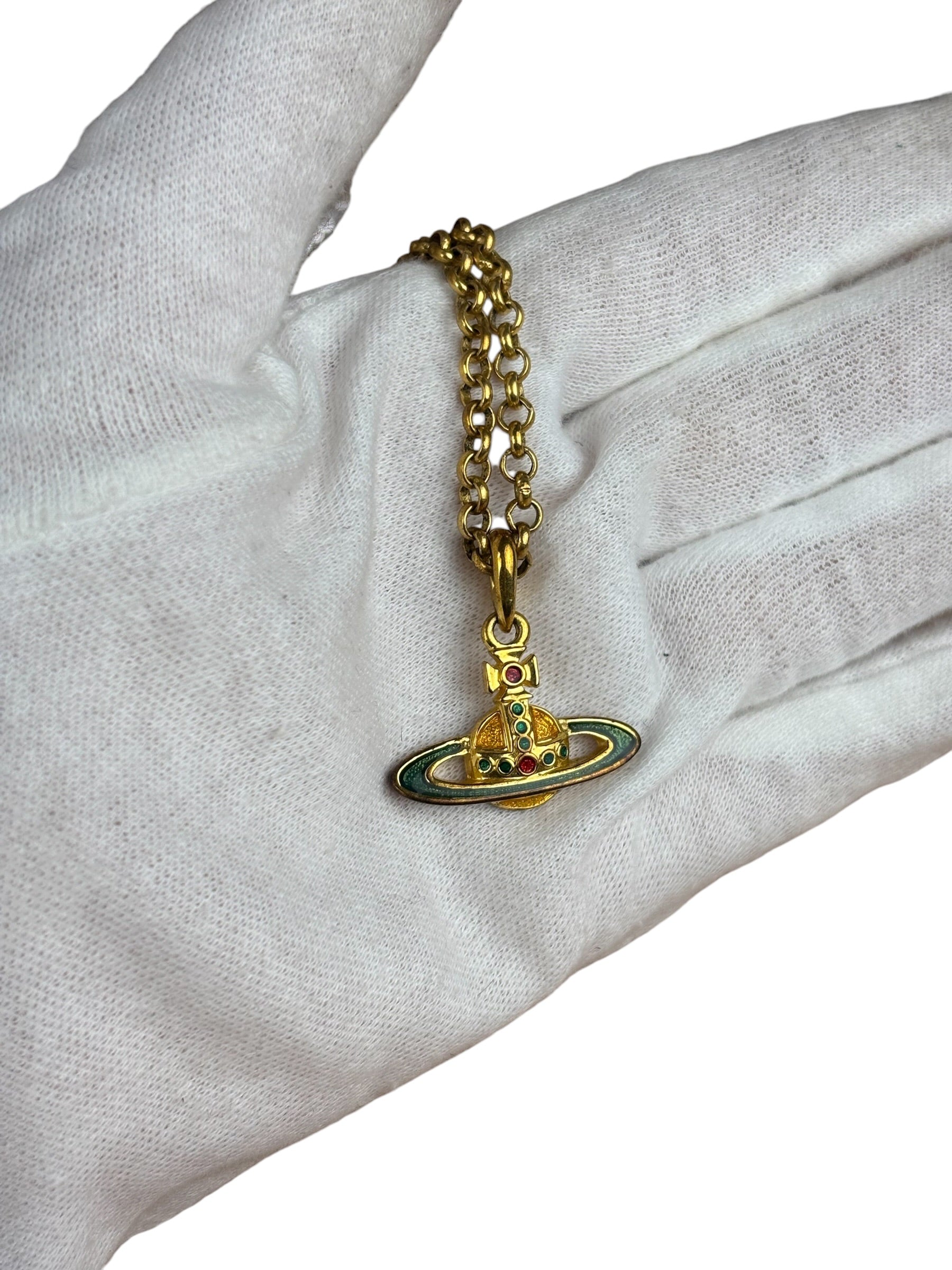 Vivienne Westwood Gold-Tone Pendant Necklace