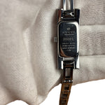 Gucci Vintage Black Dial Narrow Rectangular Link Watch 3900L