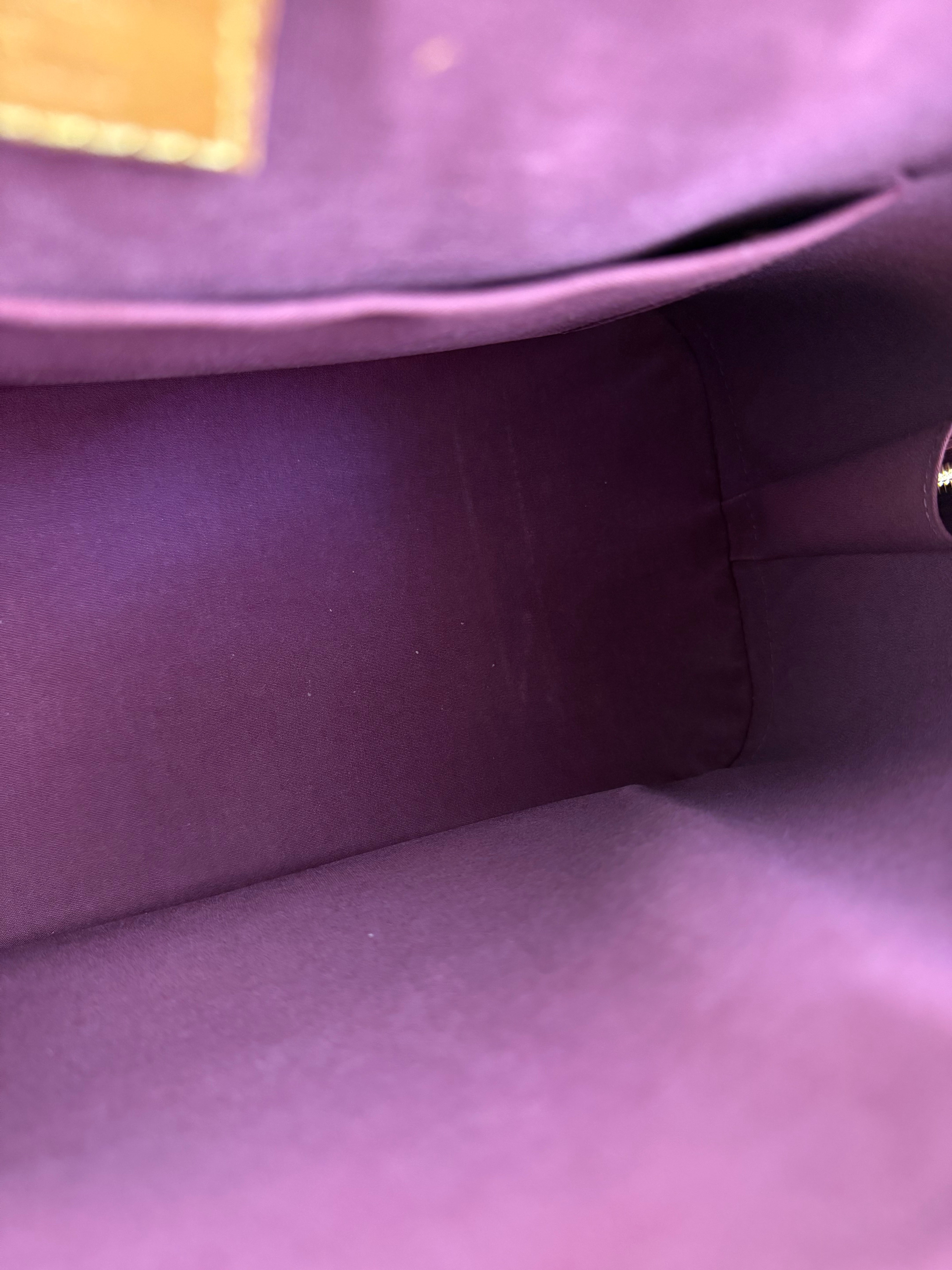 Louis Vuitton Monogram Vernis Alma GM Burgundy