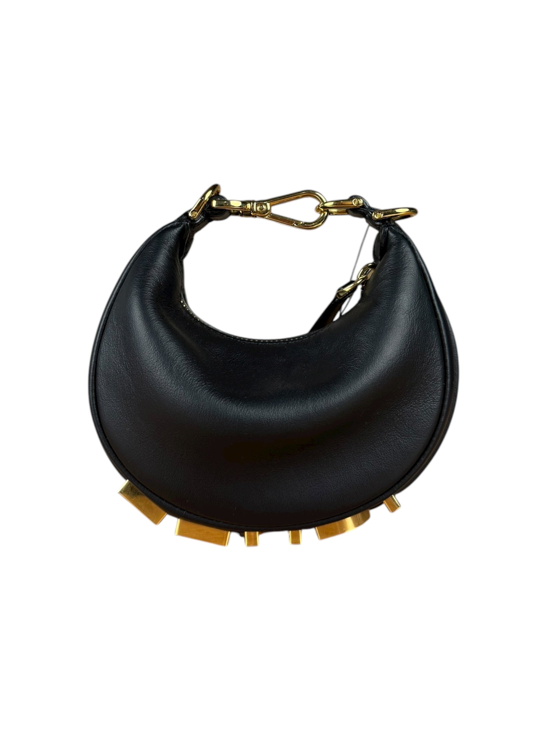 Fendi Fendigraphy Nano Black Leather Bag