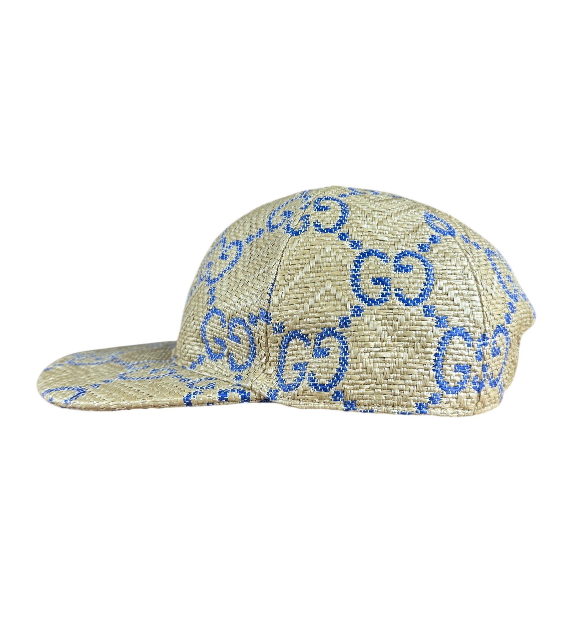 Gucci GG Raffia Baseball Cap
