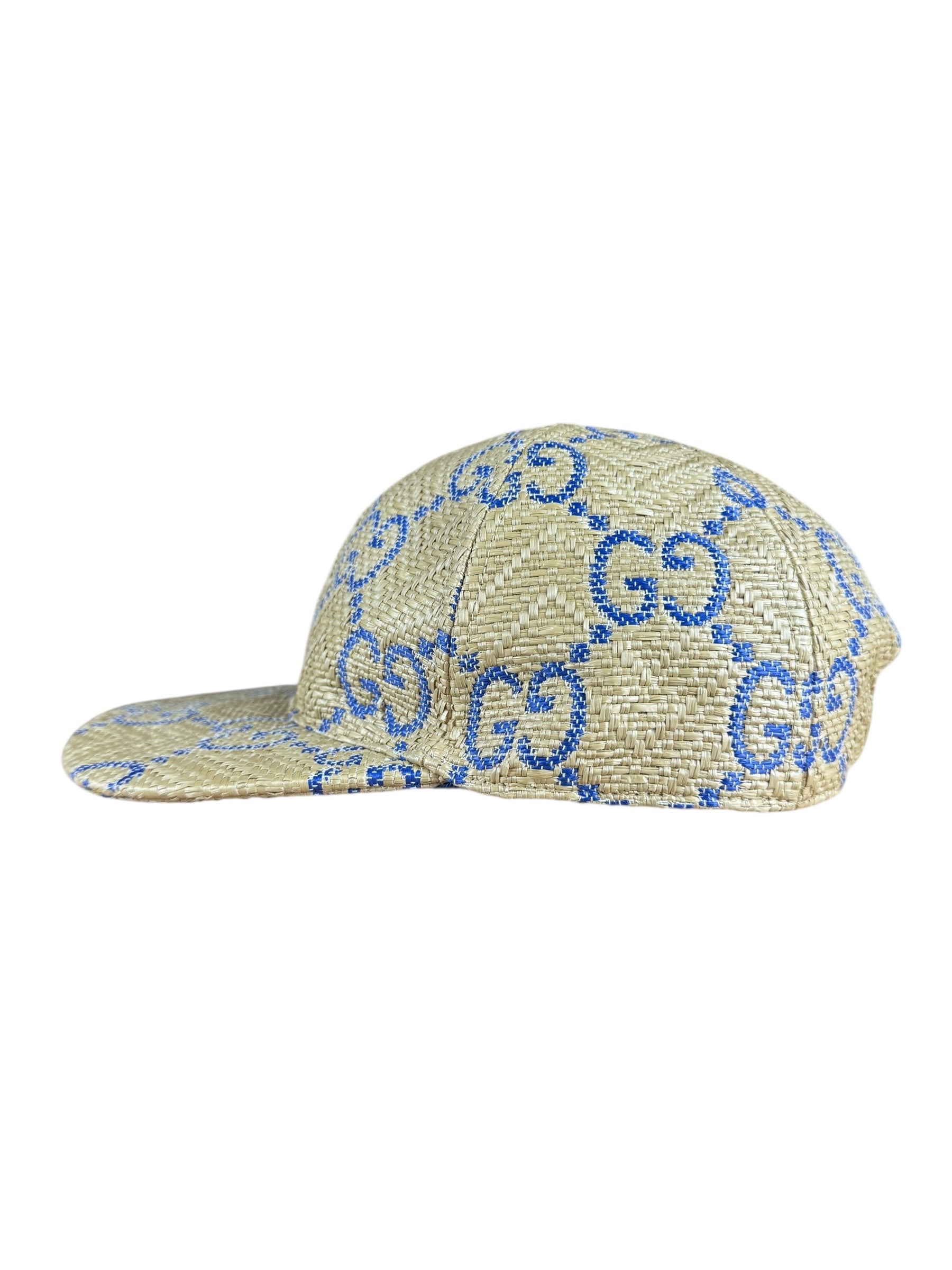 Gucci GG Raffia Baseball Cap