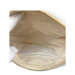Christian Dior White Leather Micro Vibe Two-Way Bag