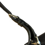 Balenciaga Crush Sling Shoulder Bag Black Leather