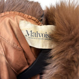 Malvoisie Vintage Brown Fur Coat