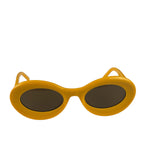 Loewe Glossy Yellow Paula's Ibiza Oval Sunglasses LW40110U