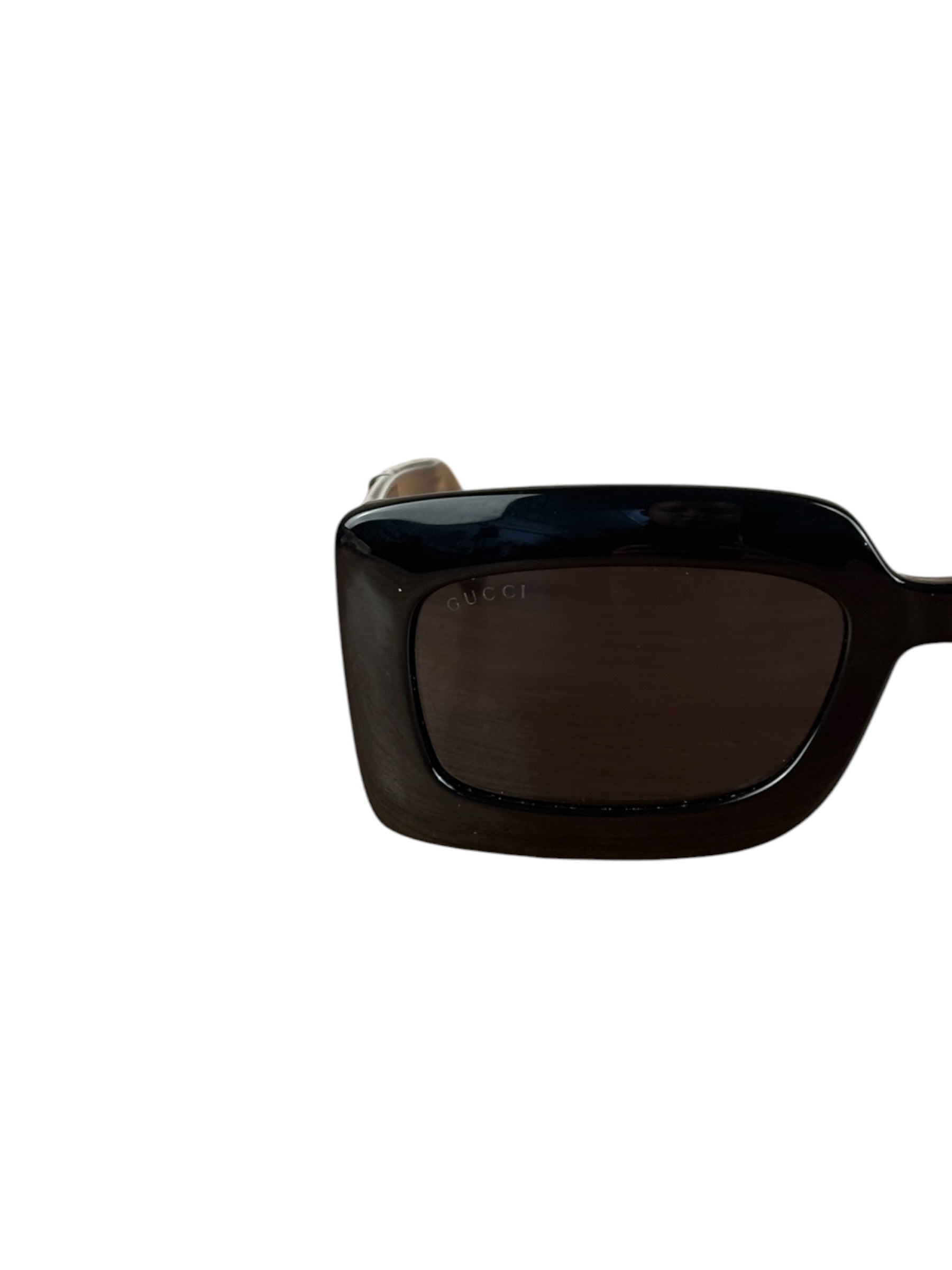 Gucci Black GG0811S Rectangular Sunglasses