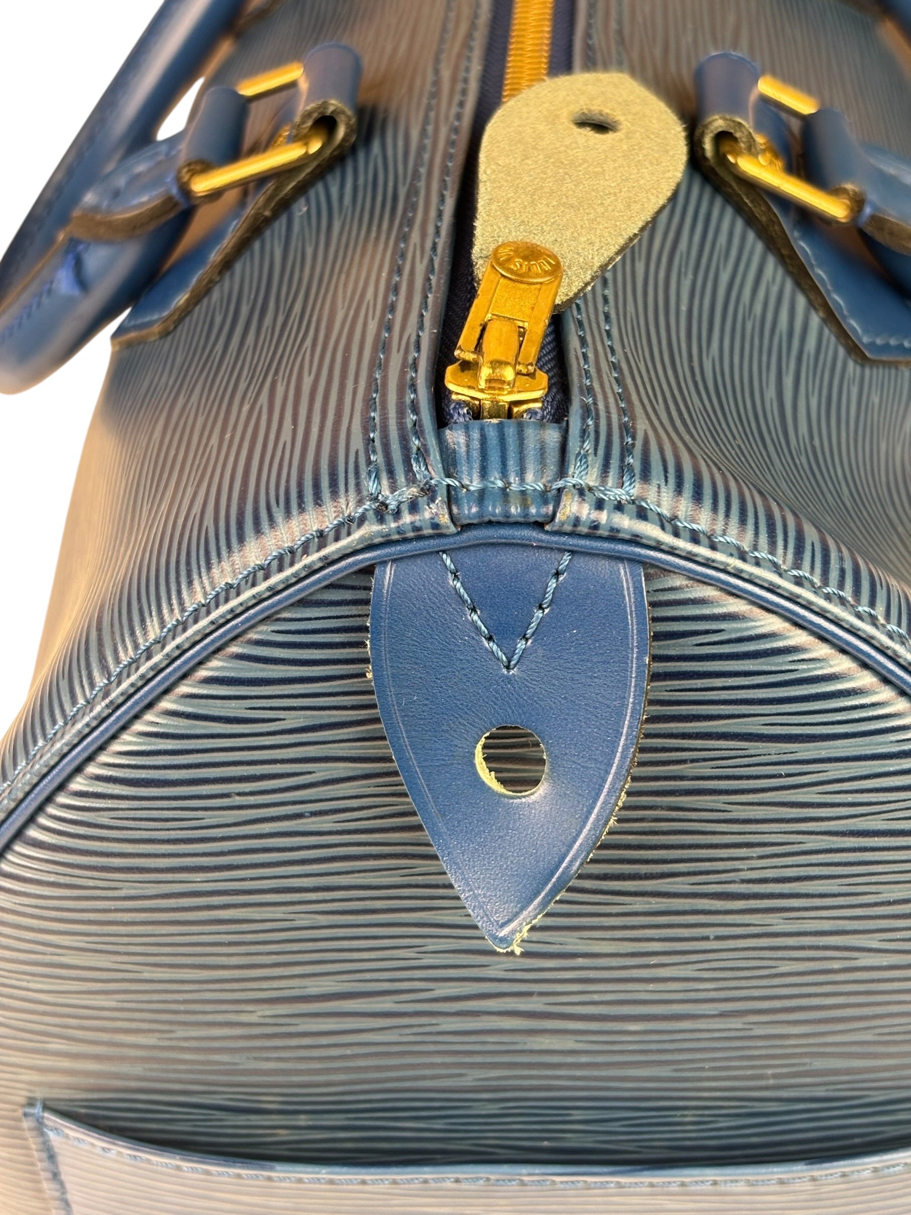 Louis Vuitton Blue Epi Leather Speedy 30