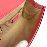 Gucci GG Pink Embossed Leather Small Padlock Chain Bag