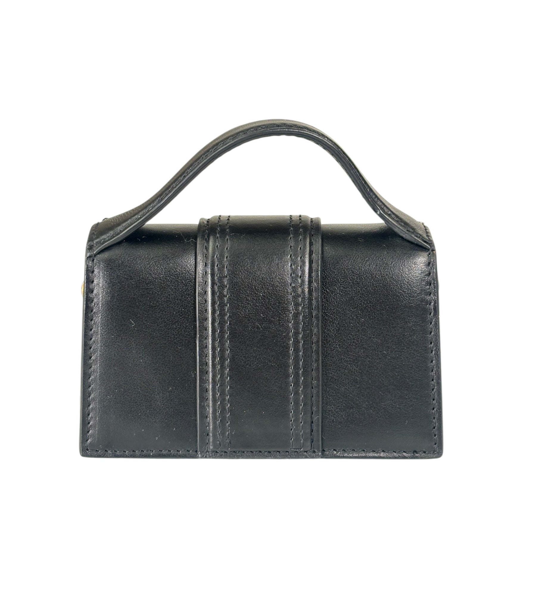 Jacquemus Black Leather Nano Le Petit Bambino Two-Way Bag Replacement Chain