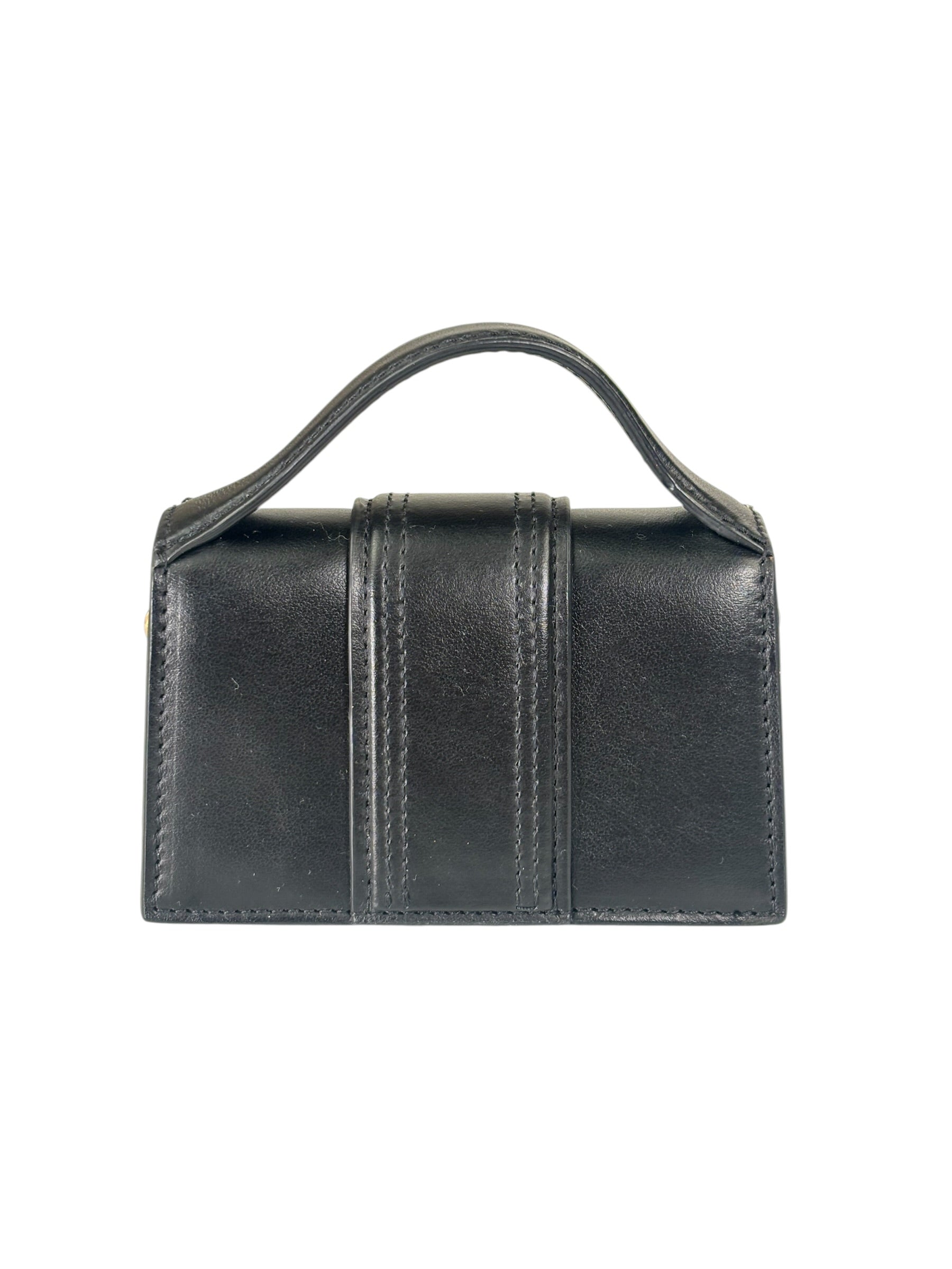 Jacquemus Black Leather Nano Le Petit Bambino Two-Way Bag Replacement Chain