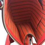 Louis Vuitton Red Monogram Empreinte Mini Pont-Neuf Two-Way Tote