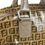 Fendi Vintage FF Brown PVC Handbag