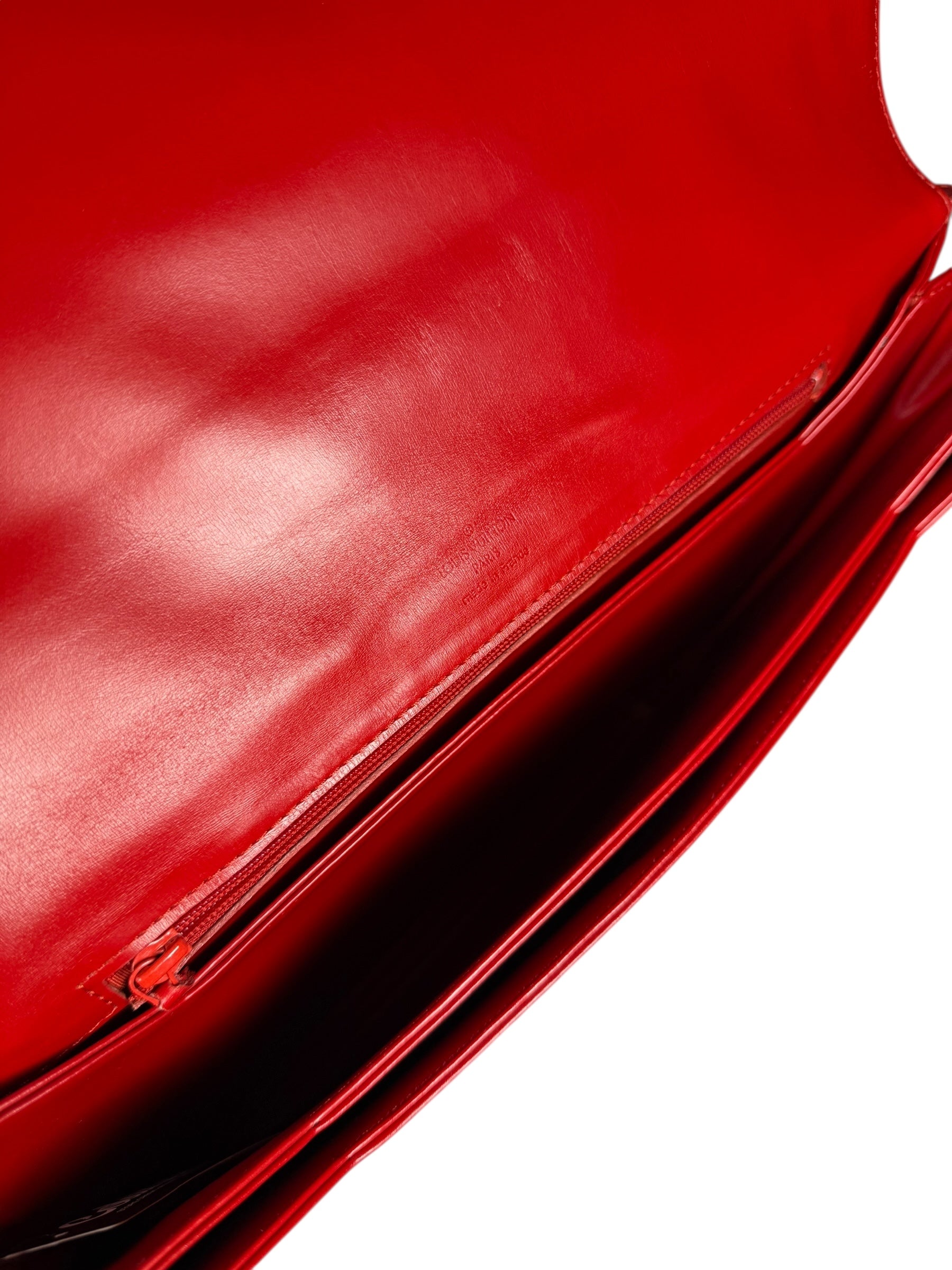 Louis Vuitton Red Epi Opera Delphes Work Bag