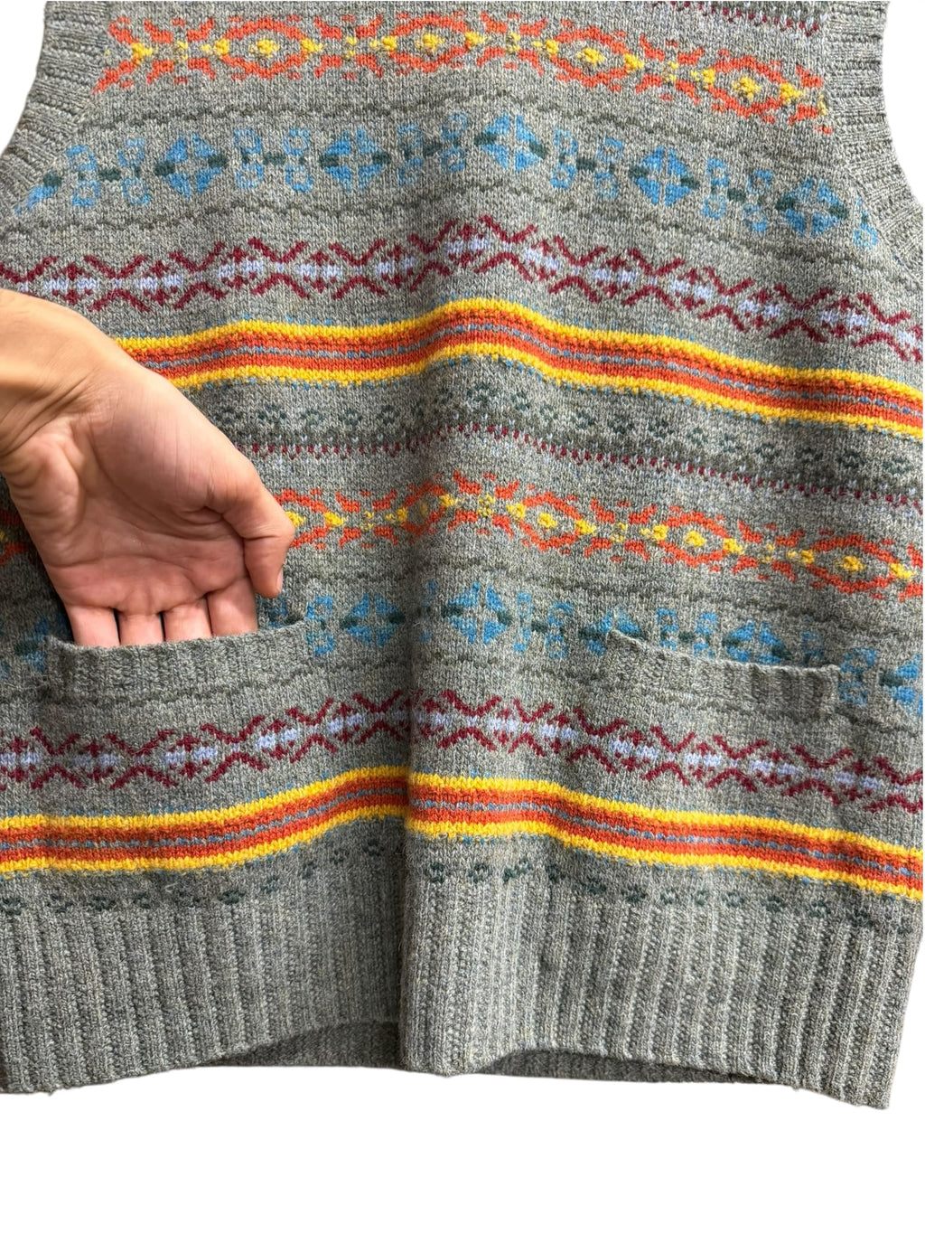 Polo Ralph Lauren RRL Fair Isle Knit Sweater Vest
