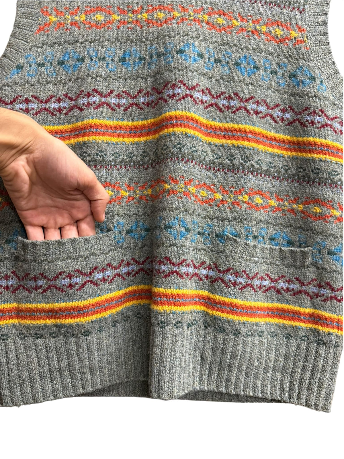 Polo Ralph Lauren RRL Fair Isle Knit Sweater Vest