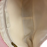 Ferragamo Pink Canvas Gancini Shoulder Bag