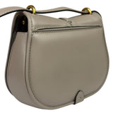 Fendi Dove Gray Leather C'mon Crossbody Bag